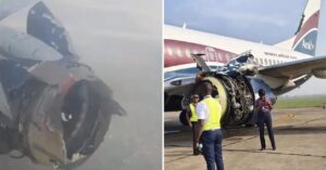 মাঝ আকাশে ইঞ্জিনে বিস্ফোরণ, অল্পের জন্য বেঁচে গেলেন যাত্রীরা