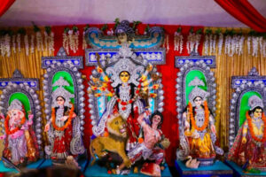 নিউইয়র্কের টাইমস স্কয়ারে দুর্গোৎসব ও মহালয়ার মহামিলন শুরু